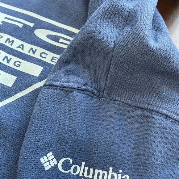 Columbia PFG Men's Hoodie Size XXL, Blue - Picture 3 of 5